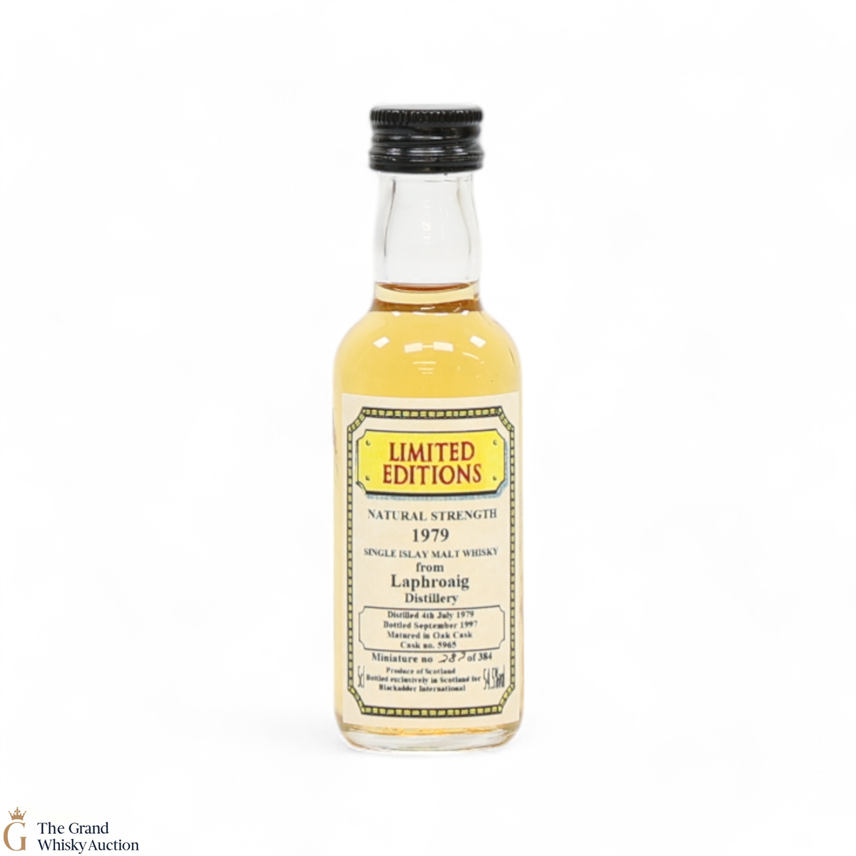 Laphroaig - 1979 - Blackadder Limited Editions (5cl)