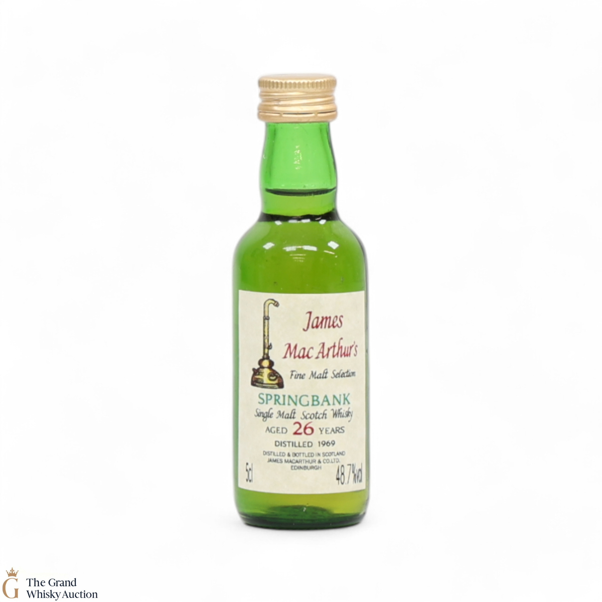 Springbank - 26 Year Old 1969 - James MacArthur's Fine Malt Selection (5cl)
