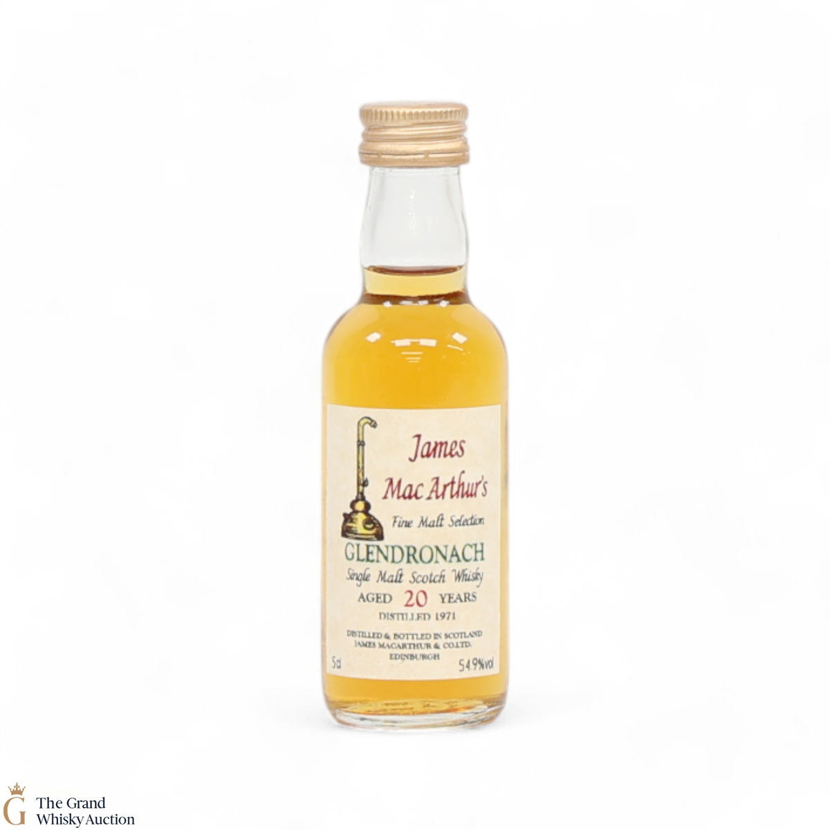 Glendronach - 20 Year Old 1971 - James MacArthur's Fine Malt Selection (5cl)