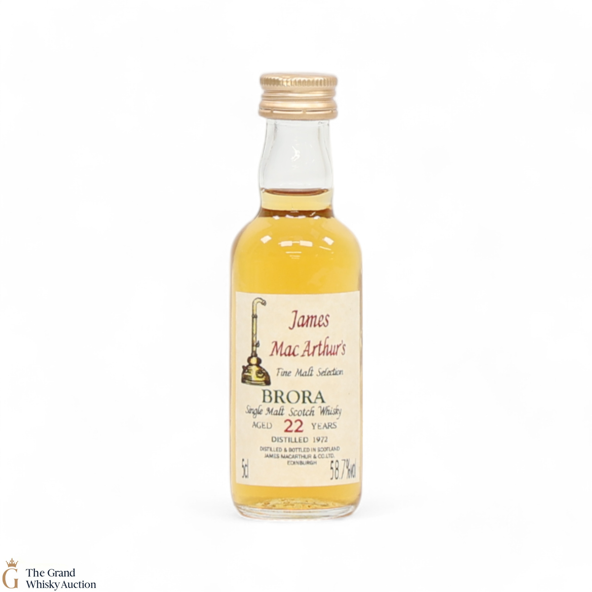 Brora - 22 Year Old 1972 - James MacArthur's Fine Malt Selection (5cl)