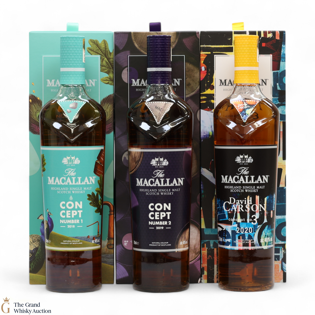 Macallan - Concept No.1, No.2 + No.3 (3 x 70cl)