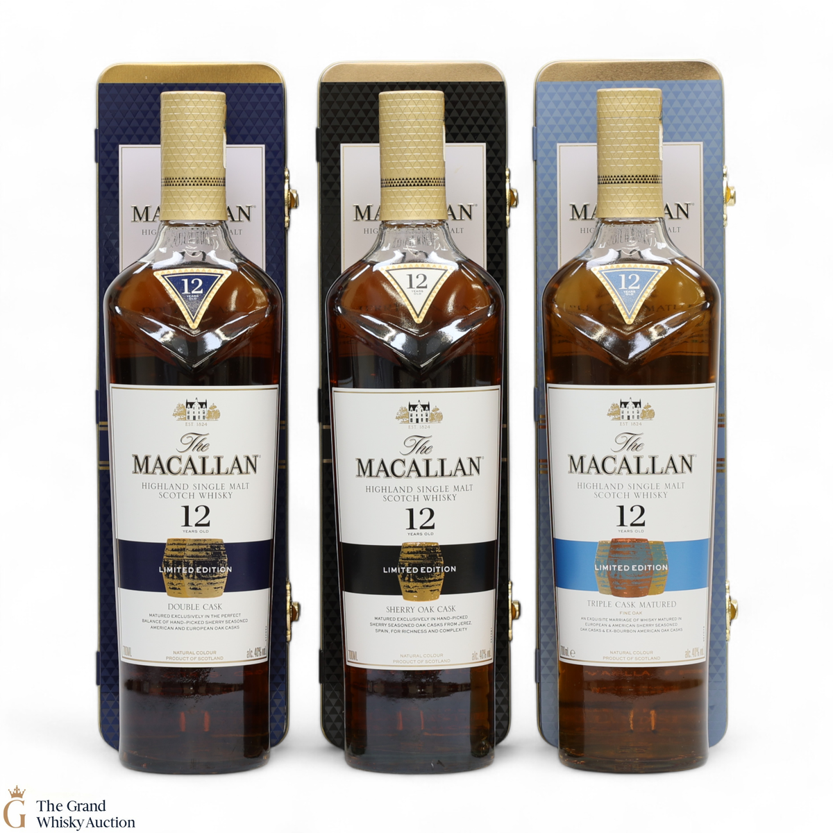 Macallan - 12 Year Old - Limited Edition Tin (3x70cl)