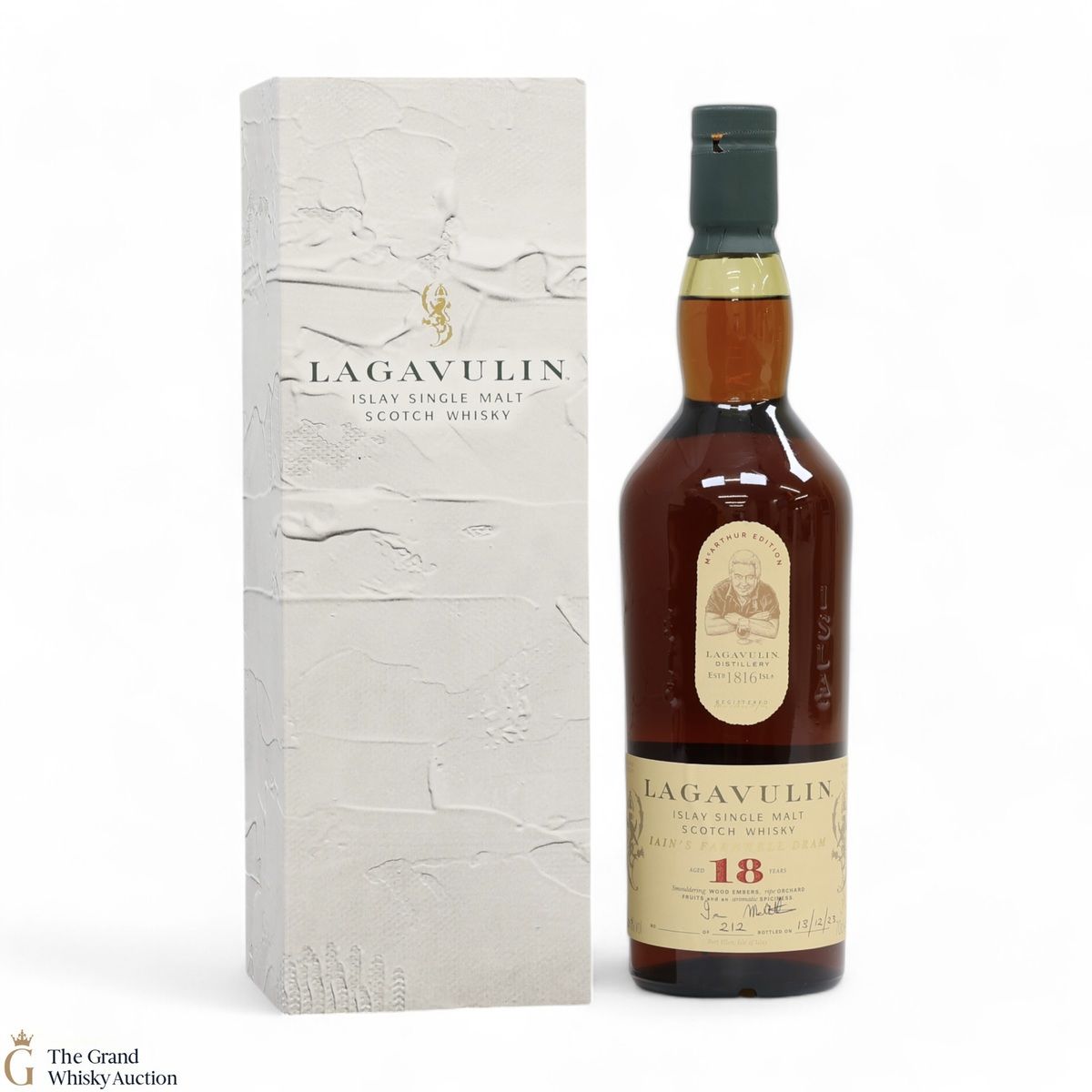 Lagavulin - 18 Year Old - Iain's Farewell Dram (SIGNED)