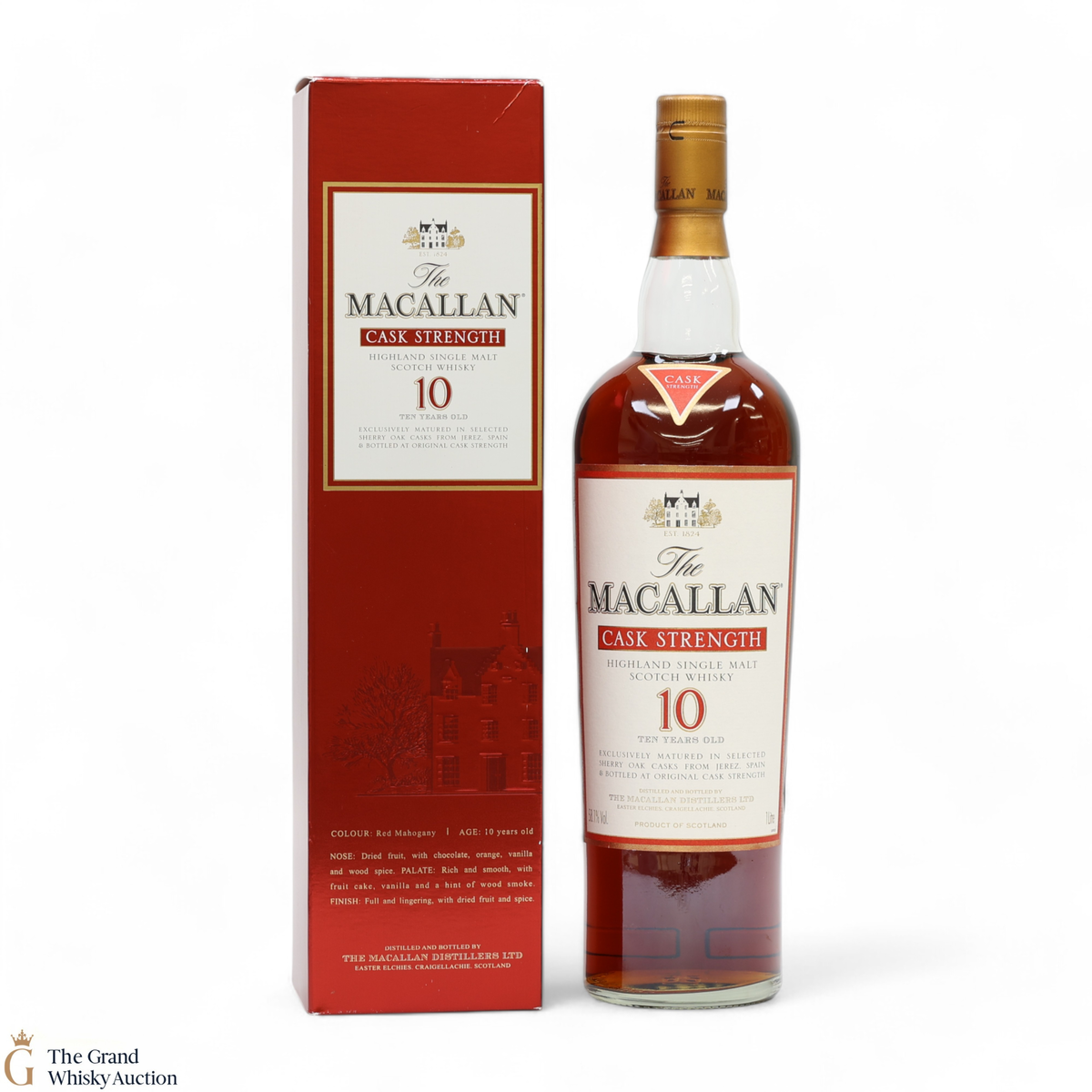 Macallan - 10 Year Old Cask Strength 58.1% (1L)