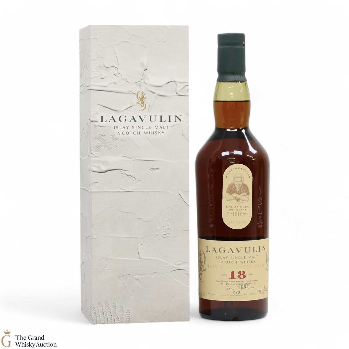Lagavulin - 18 Year Old - Iain's Farewell Dram (SIGNED)