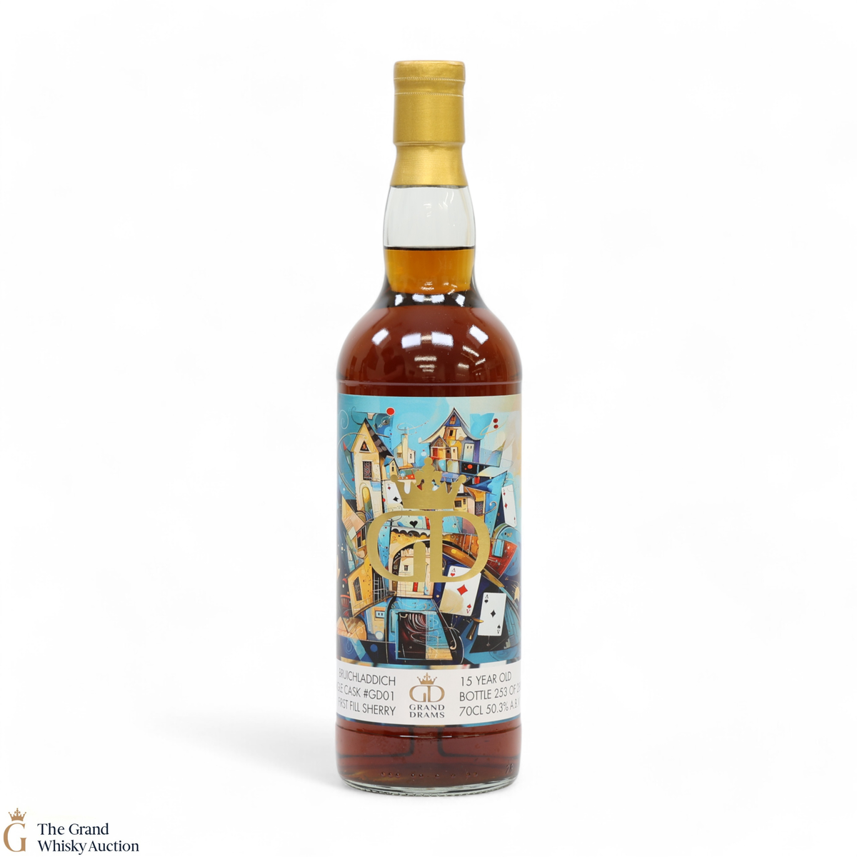 Bruichladdich - 15 Year Old Single Sherry Cask #GD01 - Grand Drams 