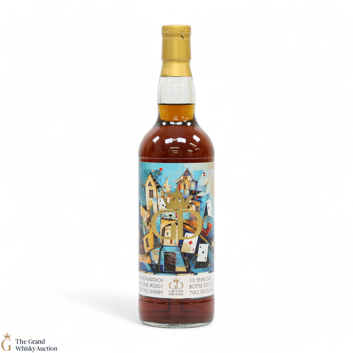 Bruichladdich - 15 Year Old Single Sherry Cask #GD01 - Grand Drams 