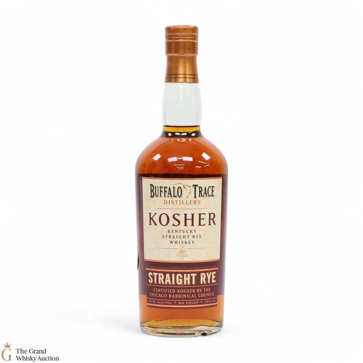 Buffalo Trace - Kosher Straight Rye Recipe 94 Proof 75cl