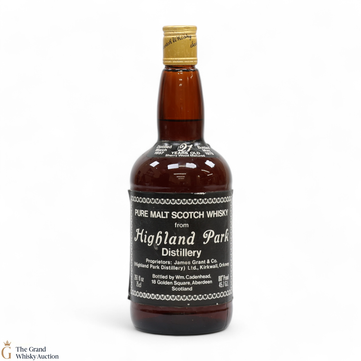 Highland Park - 21 Year Old 1957 - Sherry Wood Matured - Cadenhead (75cl)