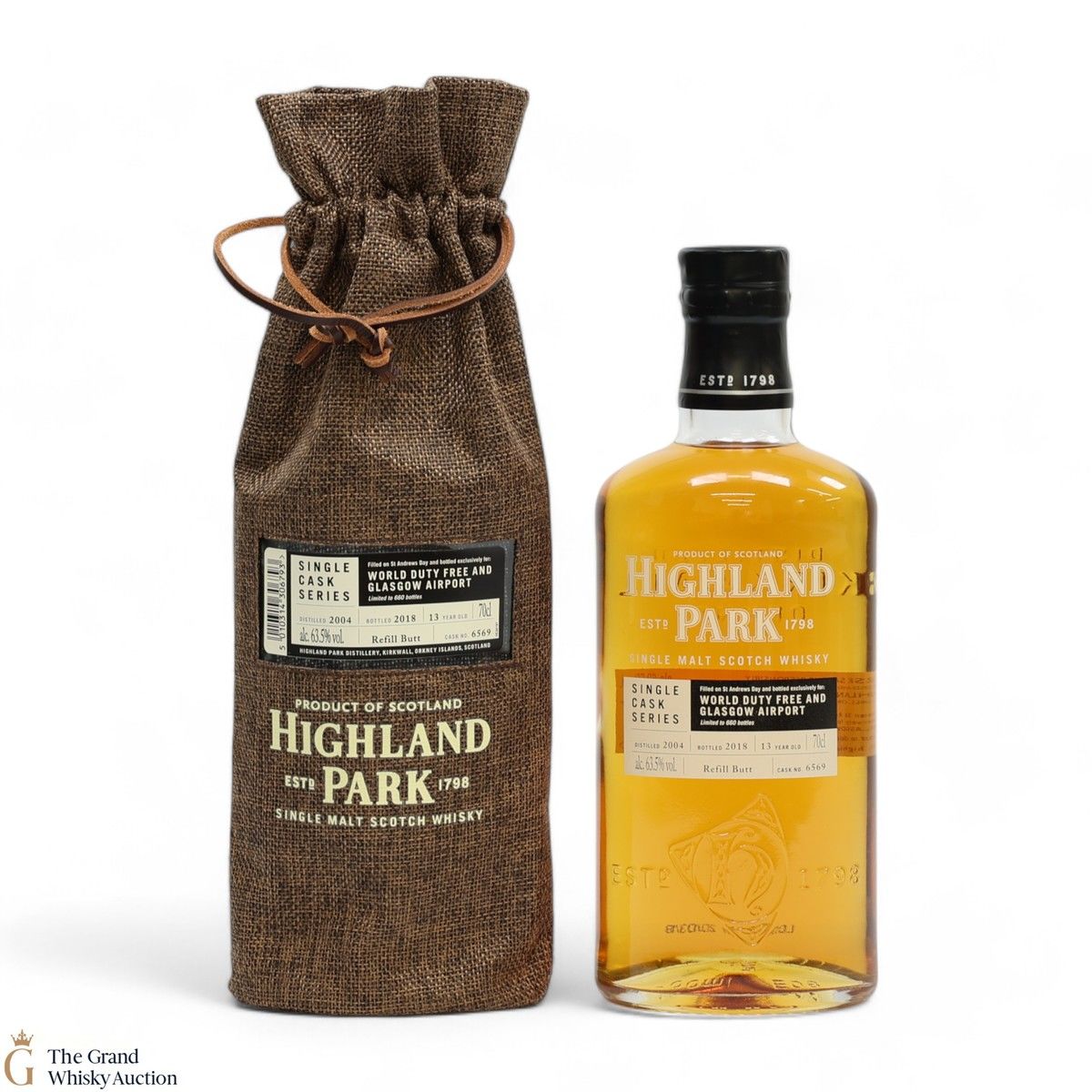 Highland Park - 13 Year Old - Single Cask #6569 - World Duty Free & Glasgow Airport