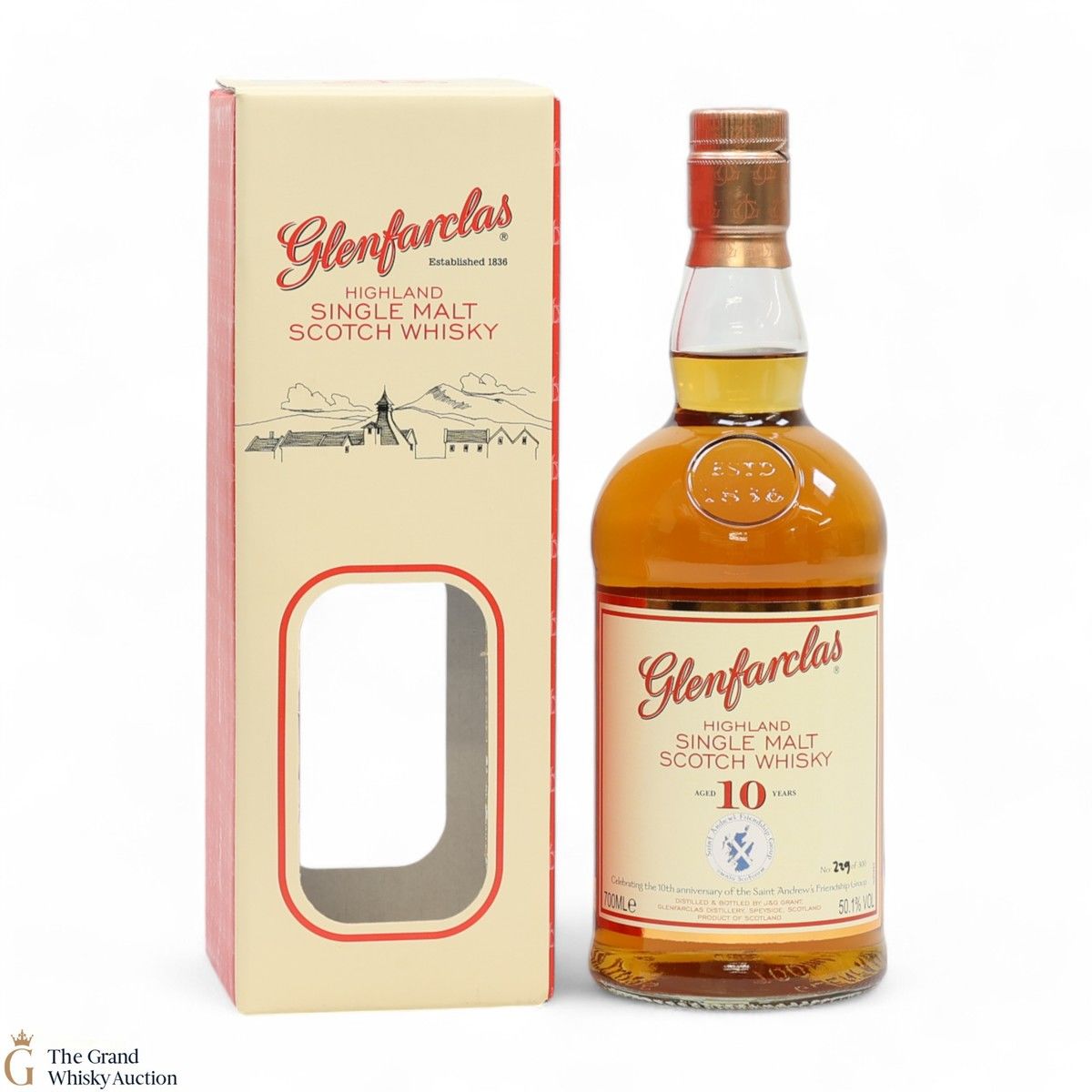 Glenfarclas - 10 Year Old - 10th Anniversary of Saint Andrew's Friends