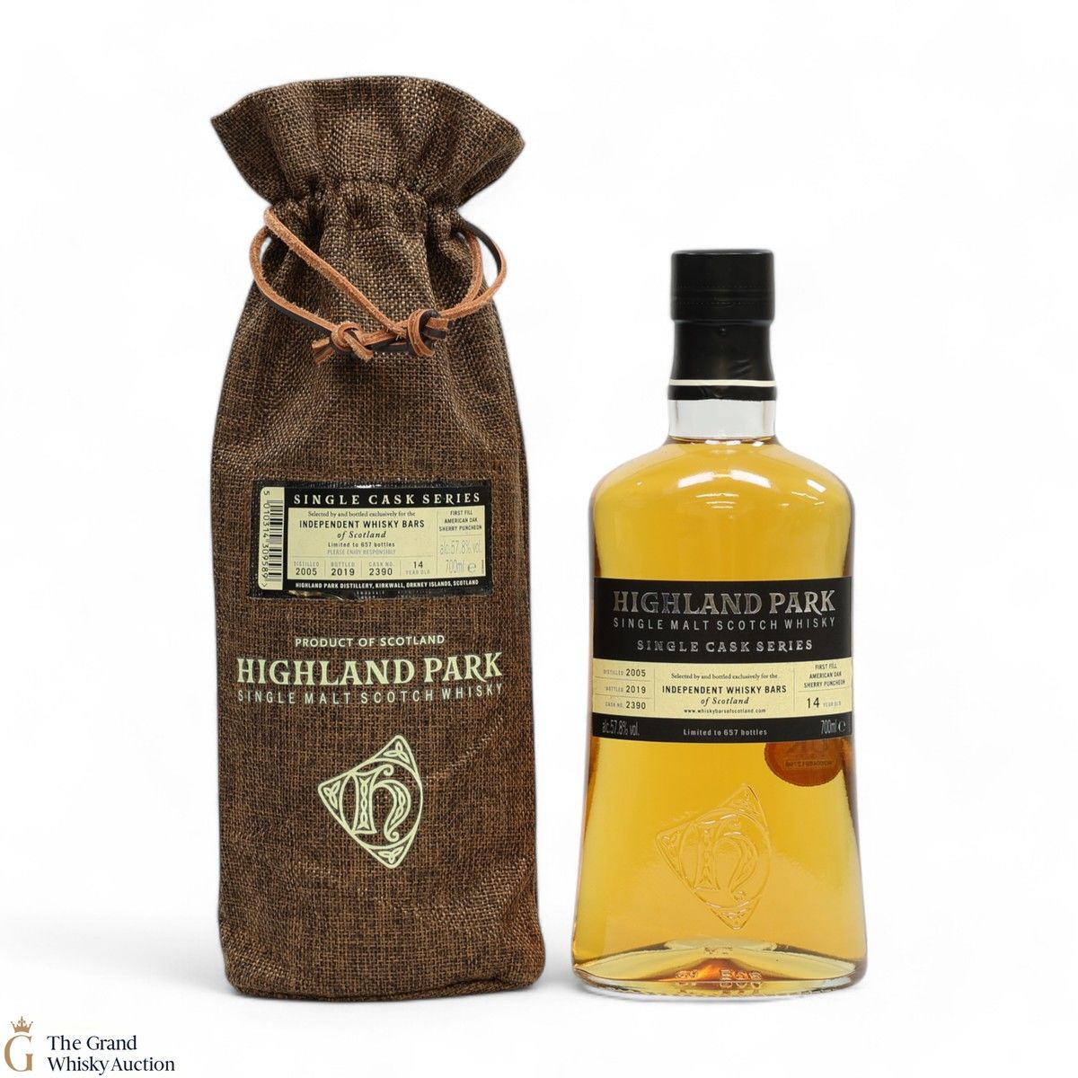 Highland Park - 14 Year Old - 2005 Single Cask Independent Whisky Bars of Scotland Cask #2390