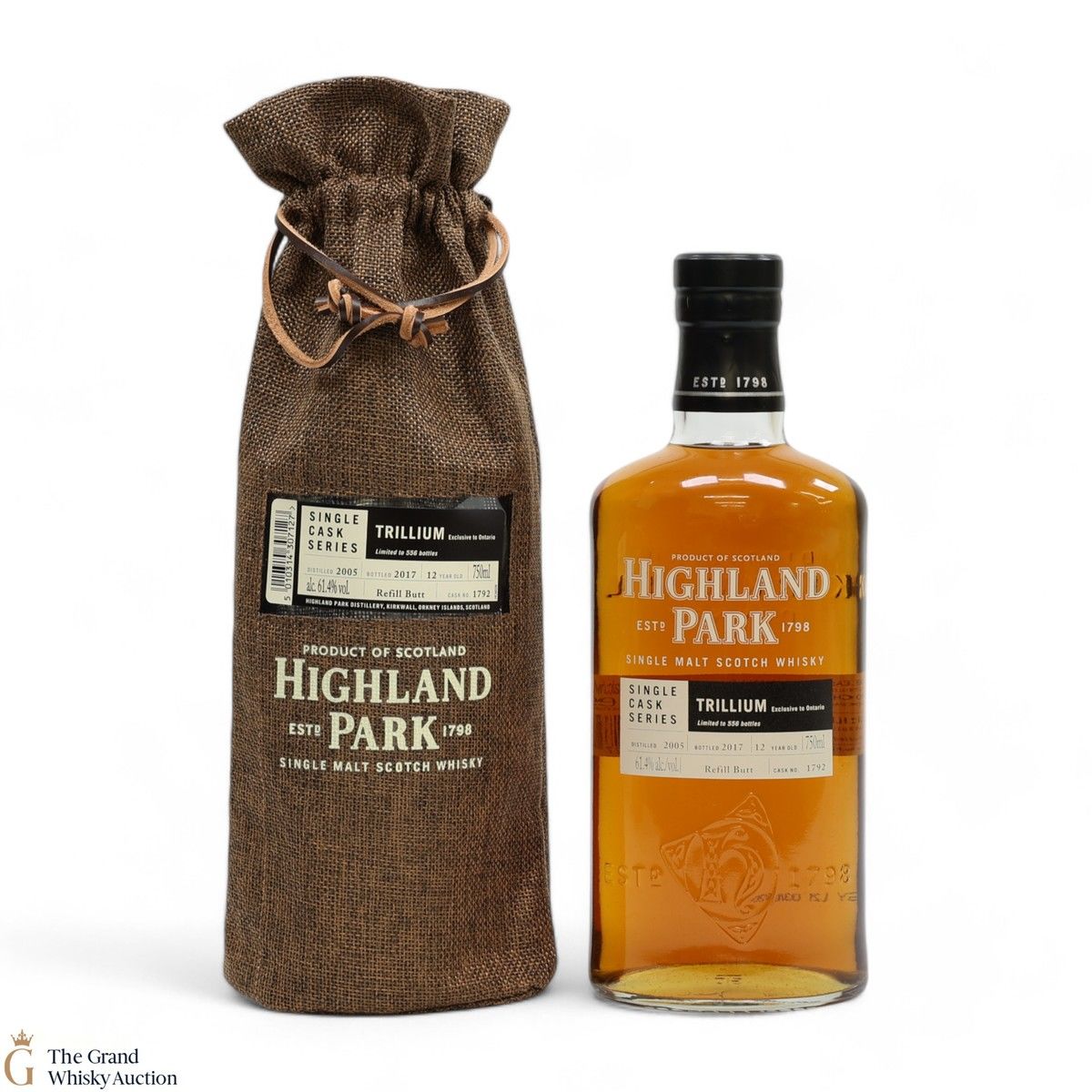 Highland Park - 12 Year Old - Single Cask #1792 - Trillium 75cl
