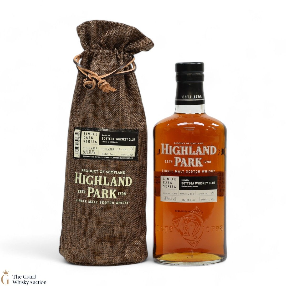 Highland Park - 13 Year Old Single Cask #3628 Bottega Whiskey Club 75cl
