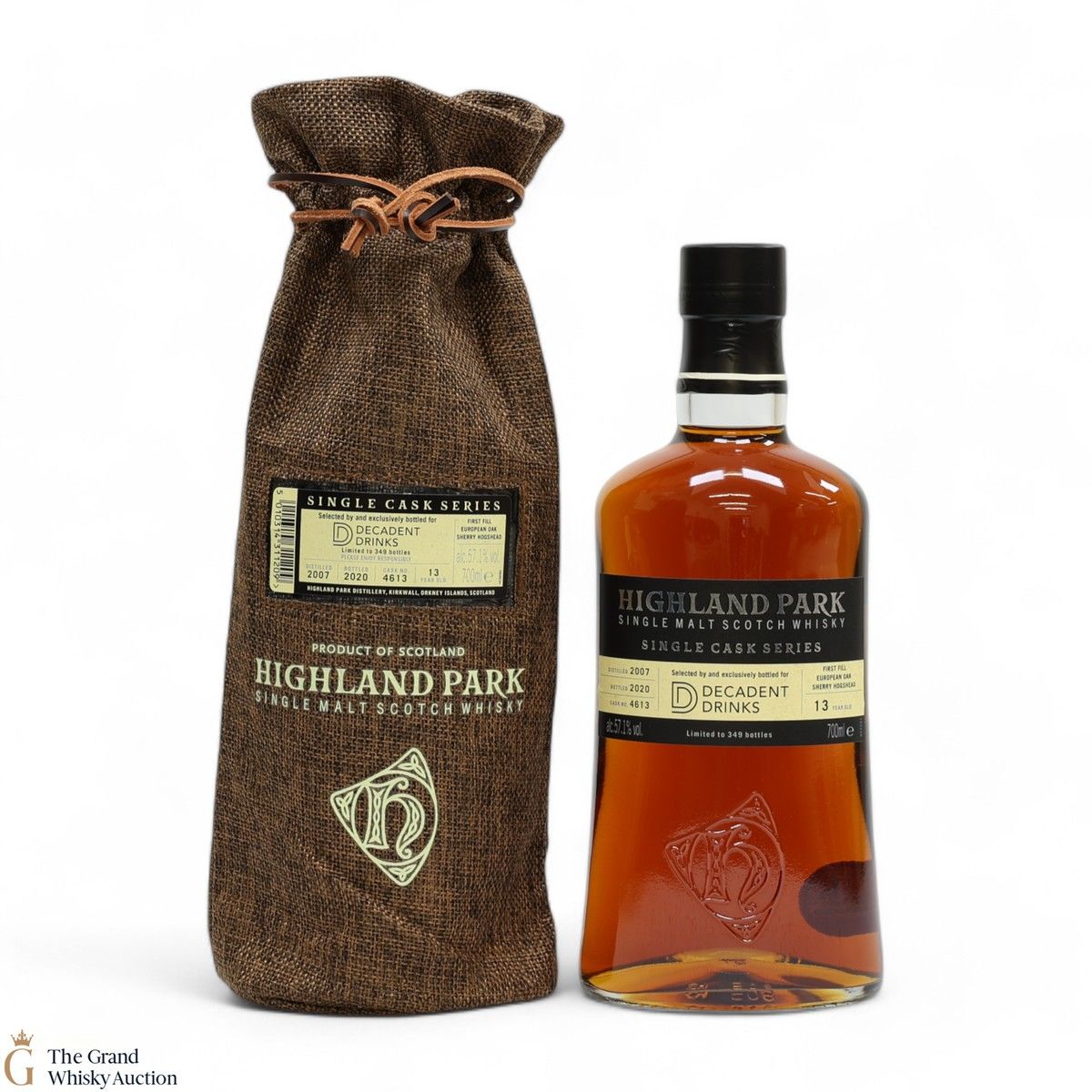 Highland Park - 13 Years Old - Single Cask Series Decadent Drinks #4613