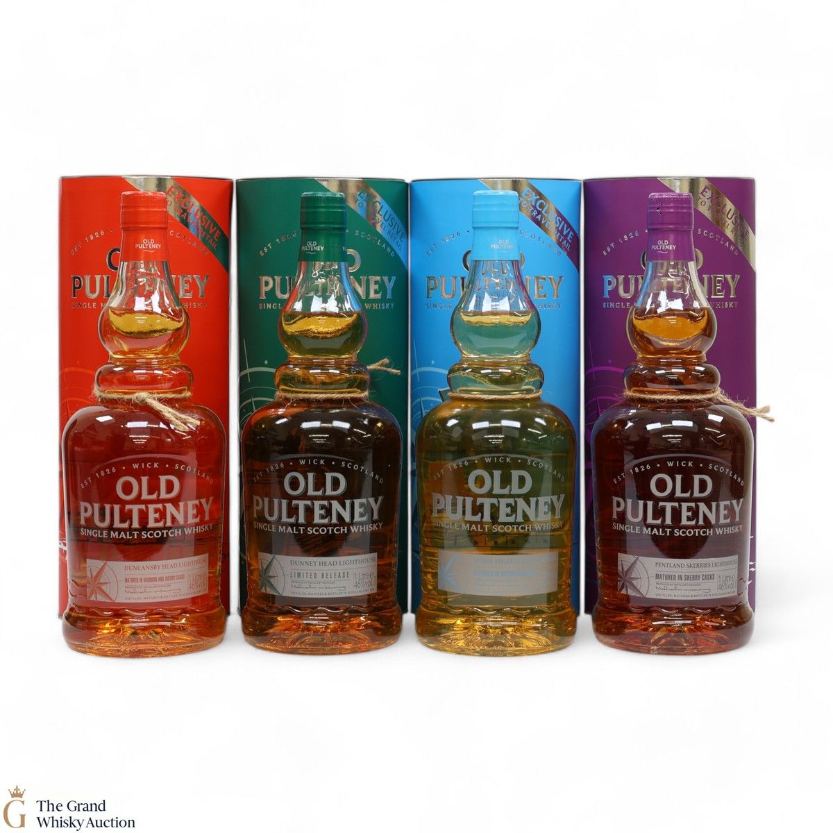 Old Pulteney - Travel Retail Exclusives 4 x 1L