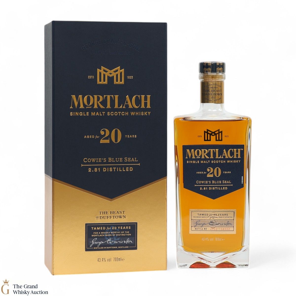 Mortlach - 20 Year Old - Cowies Blue Seal 2.81