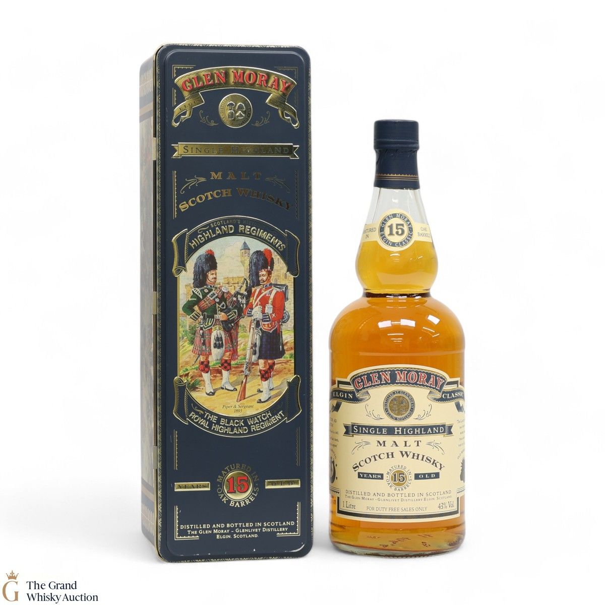 Glen Moray - 15 Year Old - Black Watch Highland Regiment (1L)