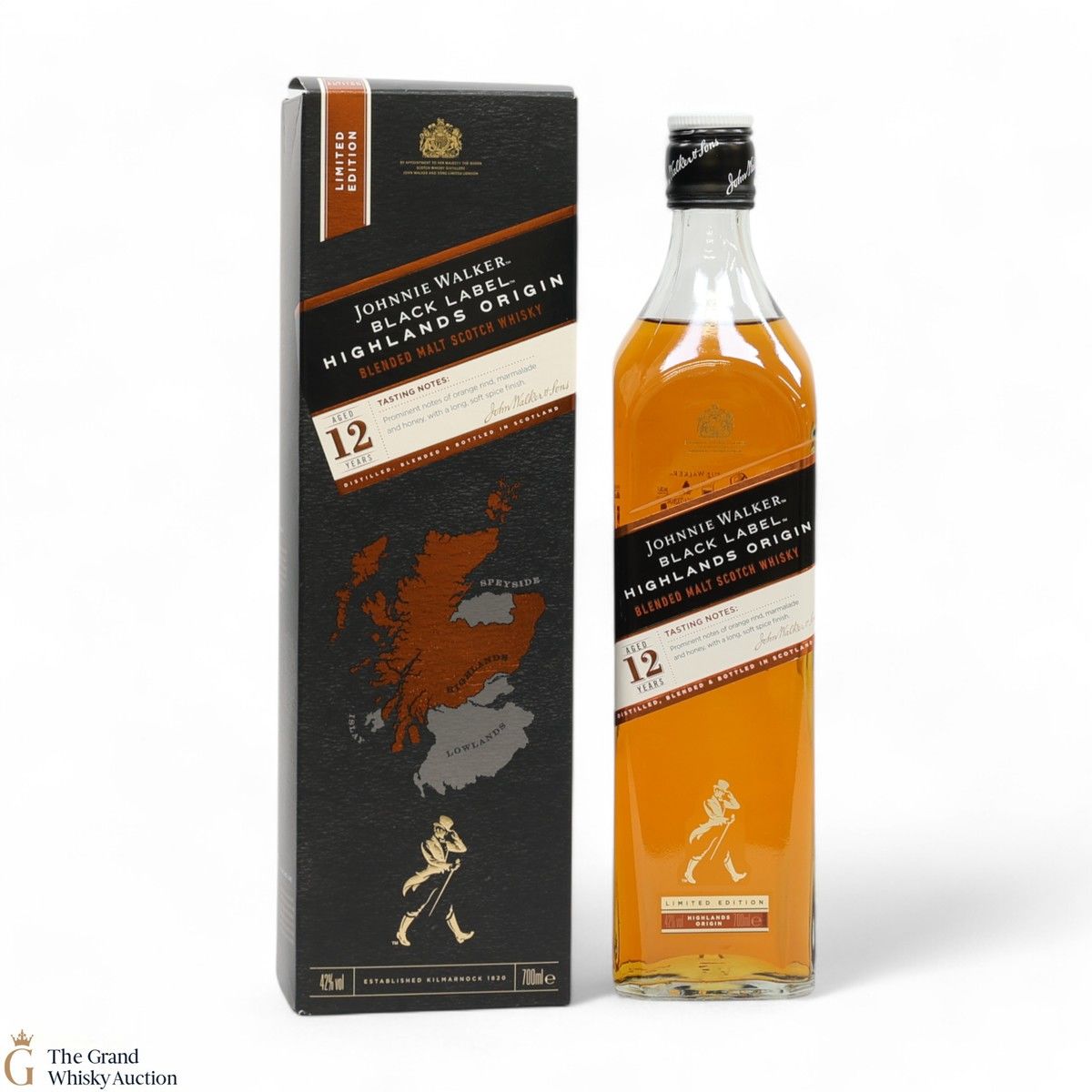 Johnnie Walker - 12 Year Old - Black Label - Highland Origin