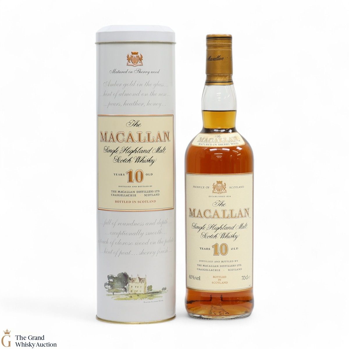 Macallan - 10 Year Old - Tin (1990's)