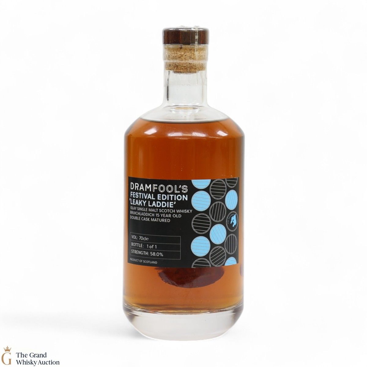 Bruichladdich - 15 Year Old - Dramfool's Festival Edition ‘Leaky Laddie’ - Bottle 1 of 1