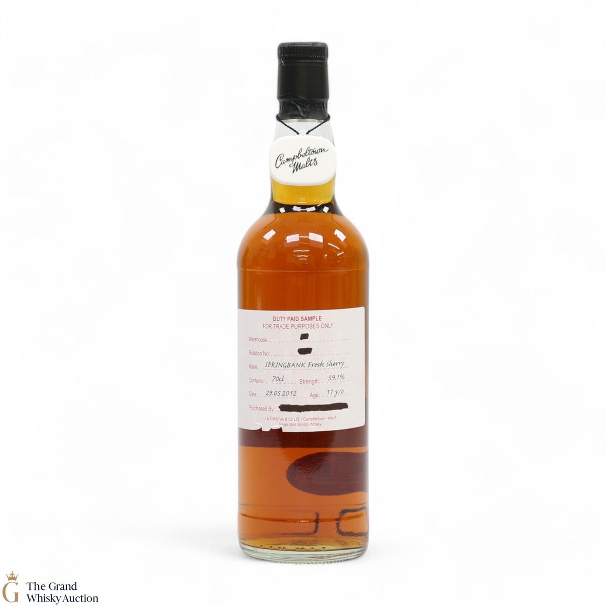Springbank - 11 Year Old 2012 Fresh Sherry - Duty Paid Sample 59.1%