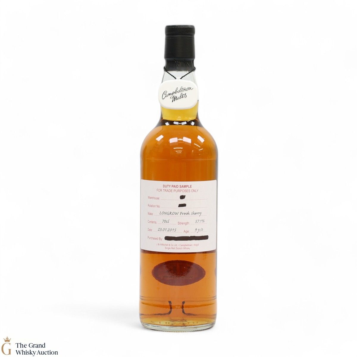 Longrow - 9 Year Old 2015 Fresh Sherry - Duty Paid Sample 57.1%