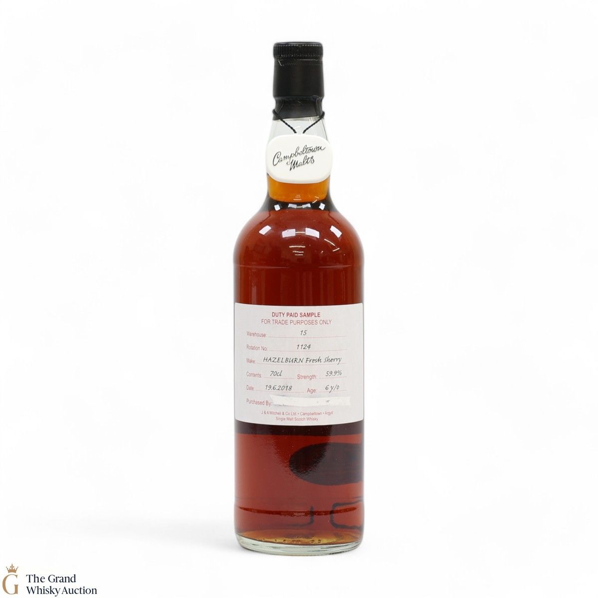 Hazelburn - 6 Year Old 2018 Fresh Sherry - Duty Paid Sample 59.9%