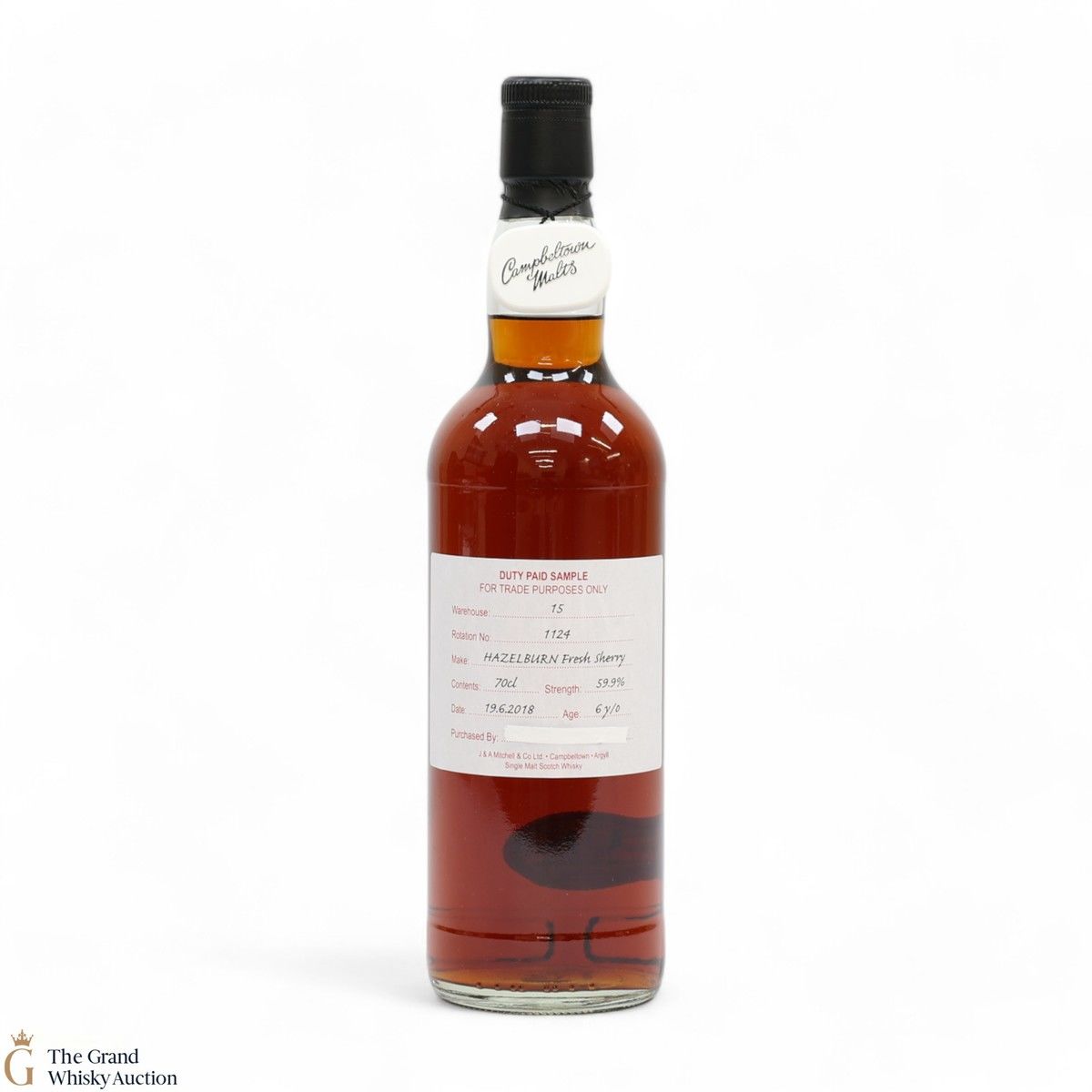 Hazelburn - 6 Year Old 2018 Fresh Sherry - Duty Paid Sample 59.9%
