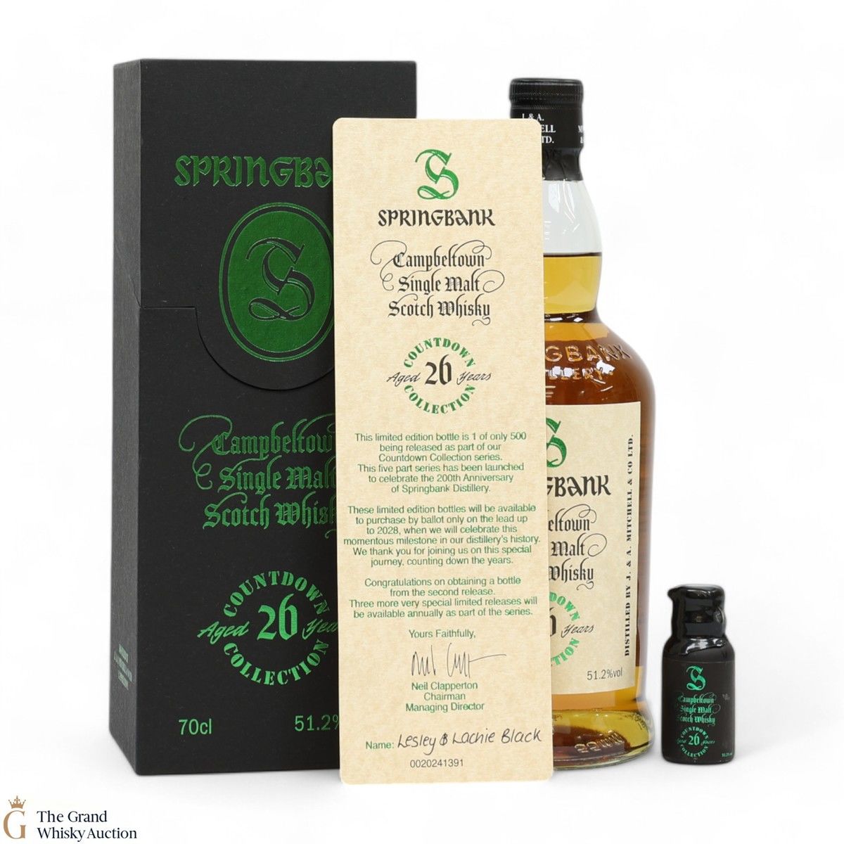 Springbank - 26 Year Old - Countdown Collection 2024 (1x70cl & 1x1.5cl)