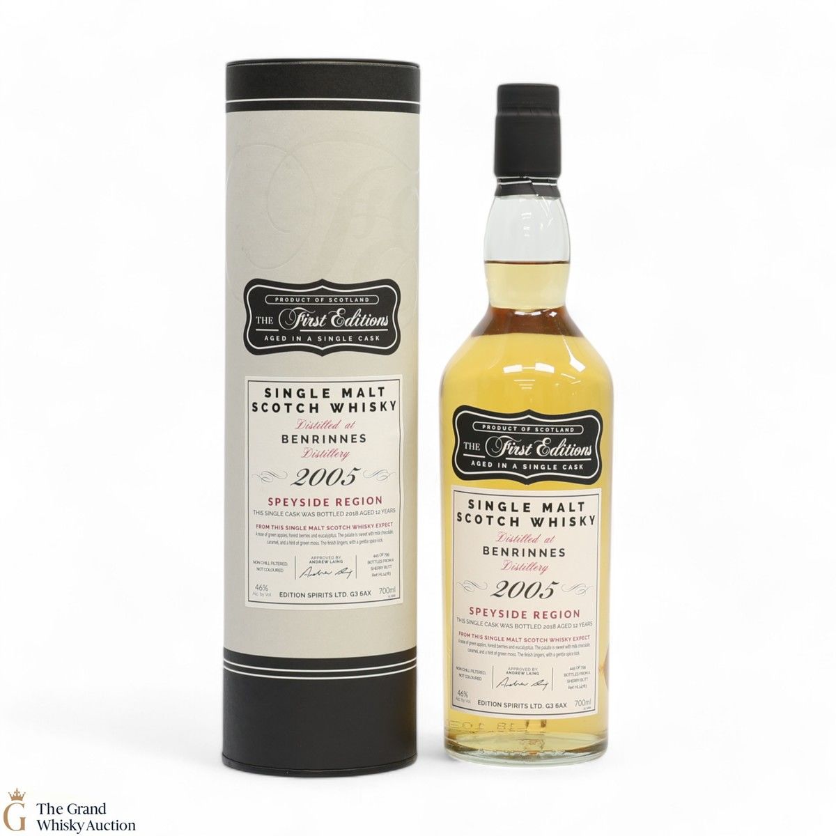 Benrinnes - 12 Year Old 2005 - Hunter Laing The First Editions