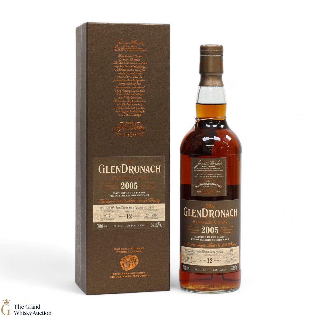 GlenDronach - 12 Year Old 2005 - Single Cask #1451