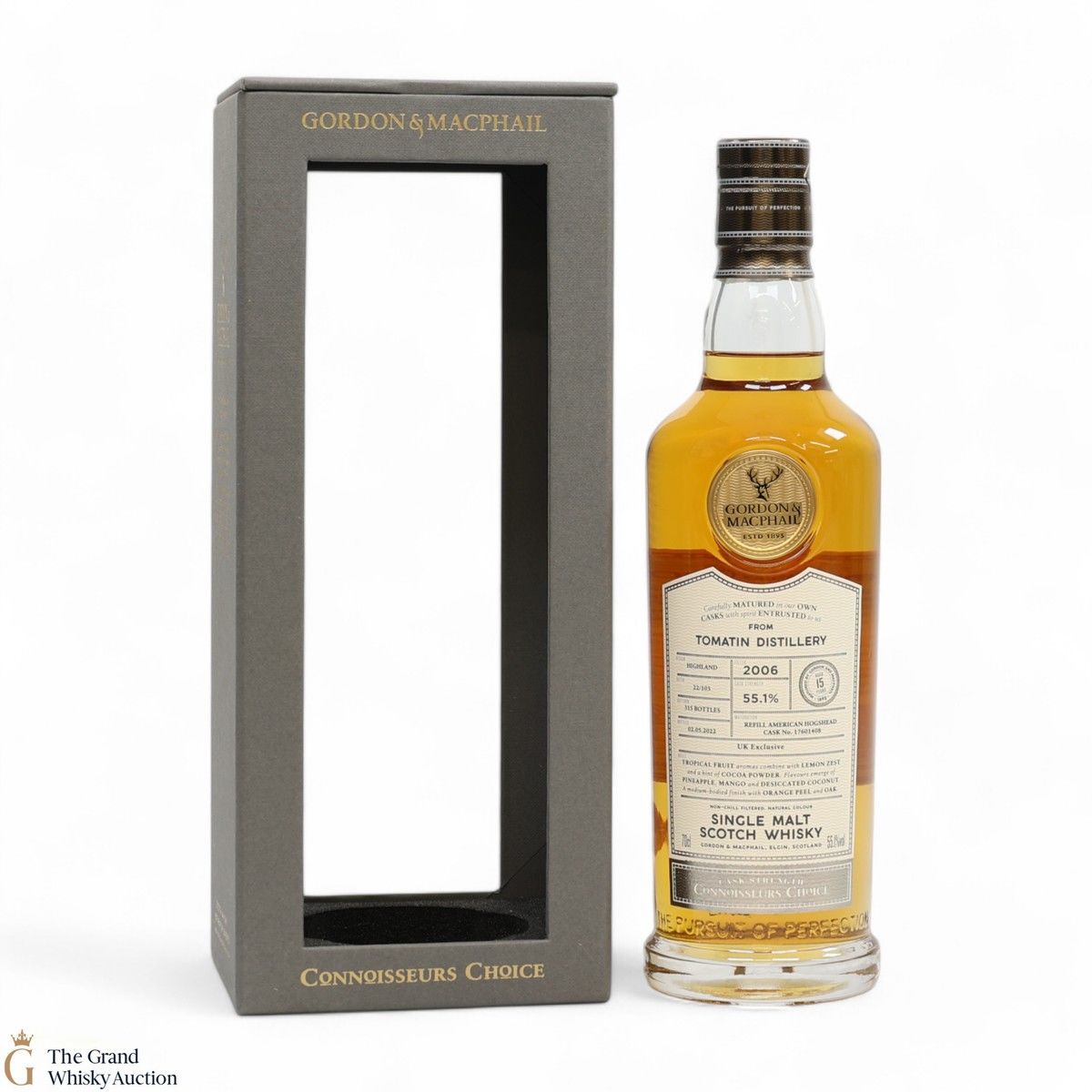 Tomatin - 15 Year Old 2006 - Gordon and MacPhail Connoisseurs Choice - UK Exclusive