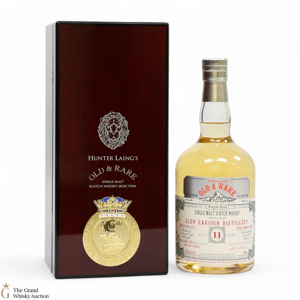 Glen Garioch - 11 Year Old 2011 - Hunter Laing Old & Rare Platinum - Coronation of King Charles III