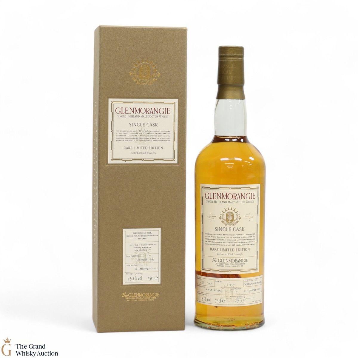Glenmorangie - 1995 Single Cask #3170 - Rare Limited Edition (75cl)