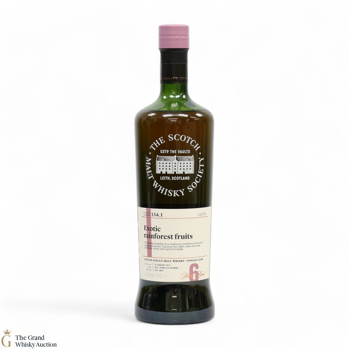 Paul John - 6 Year Old 2010 - SMWS 134.1 - Exotic rainforest fruits