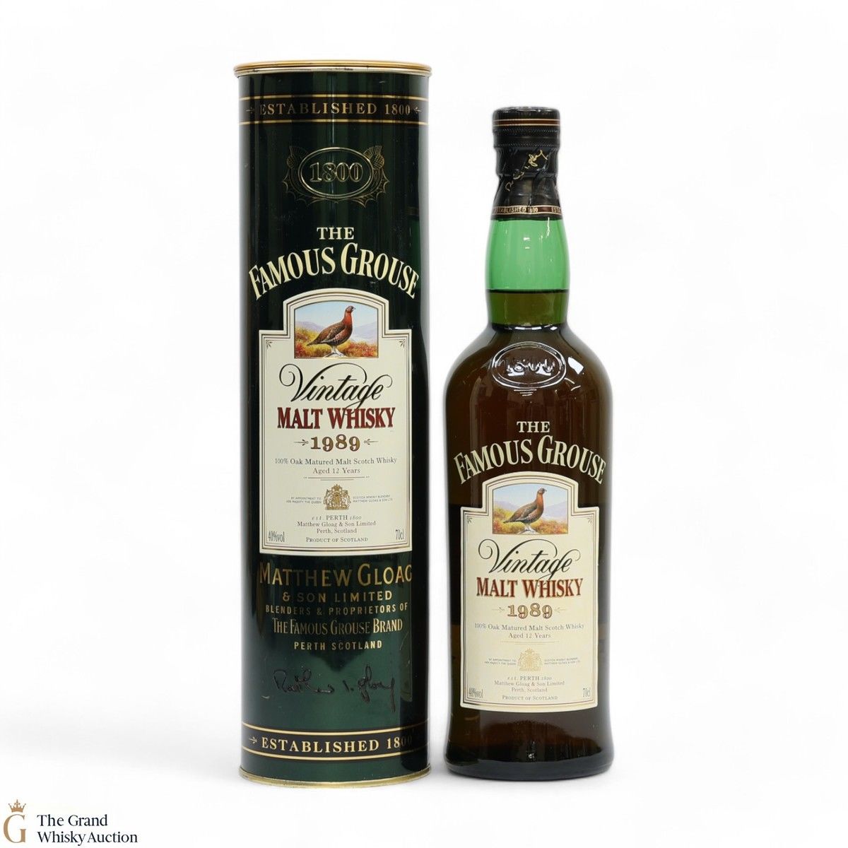 Famous Grouse - 12 Year Old 1989 Vintage Matthew Gloag