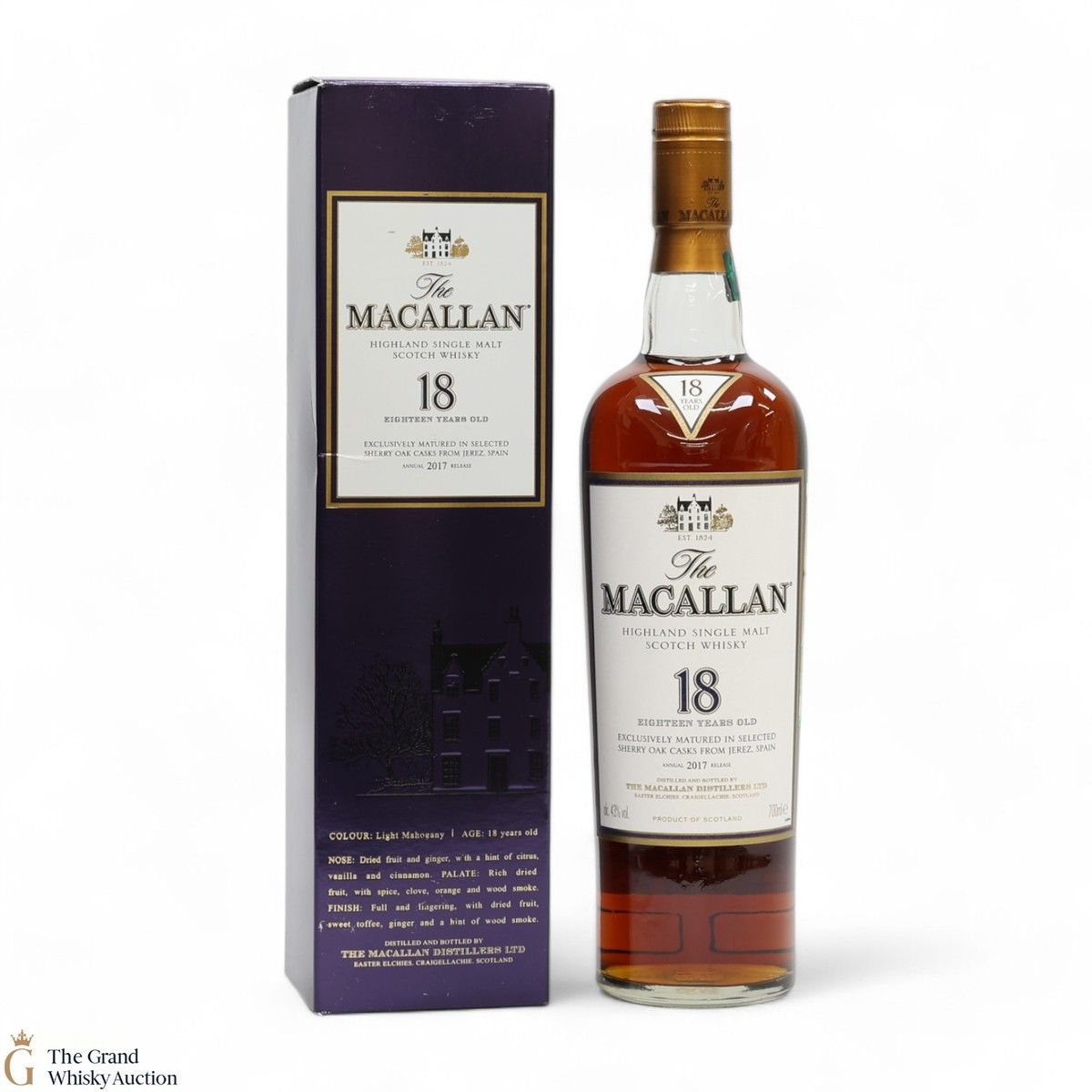 Macallan - 18 Year Old - Sherry Oak (2017)