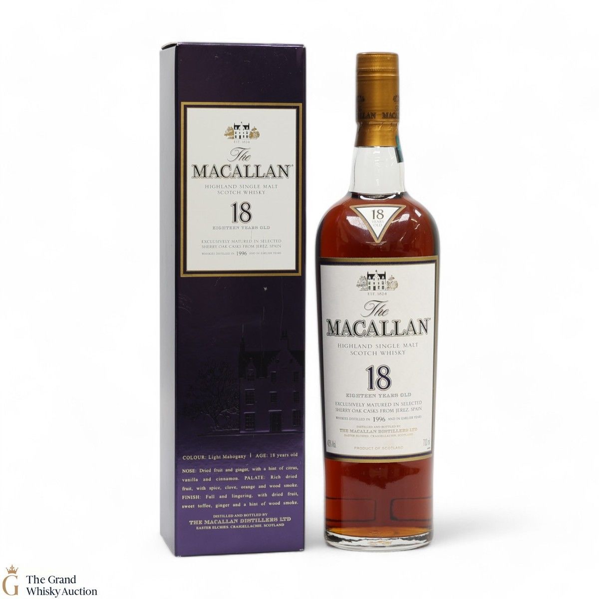 Macallan - 18 Year Old - Sherry Oak (1996)