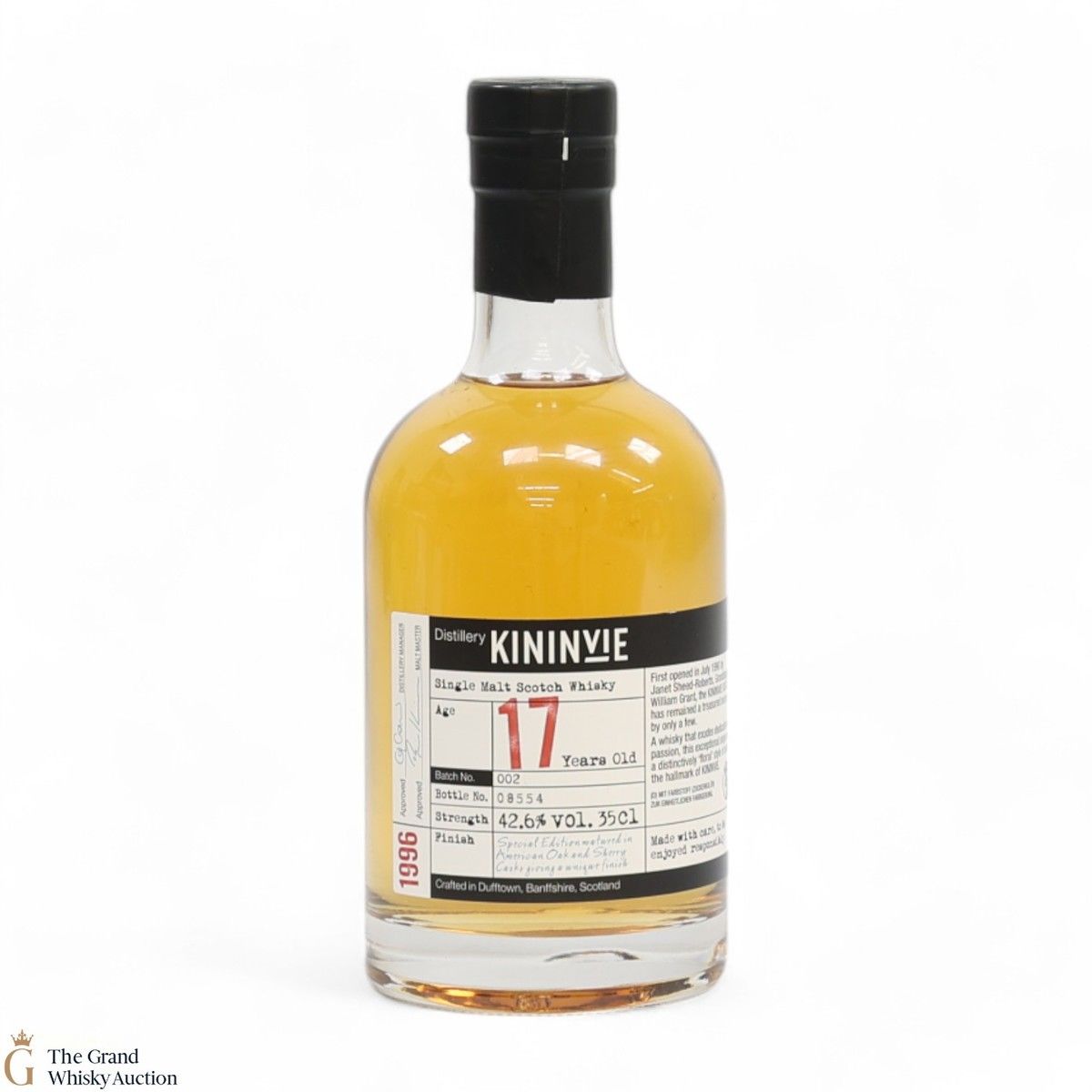 Kininvie - 17 Year Old 1996 Batch #002 (35cl)