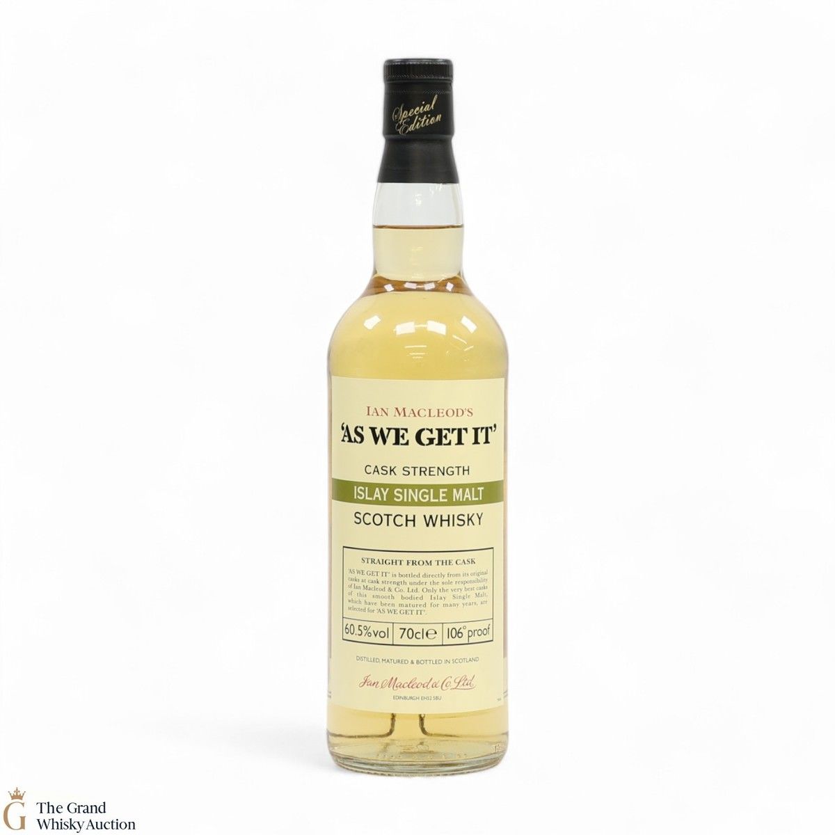 Islay Single Malt - As We Get It - Cask Strength Ian MacLeod