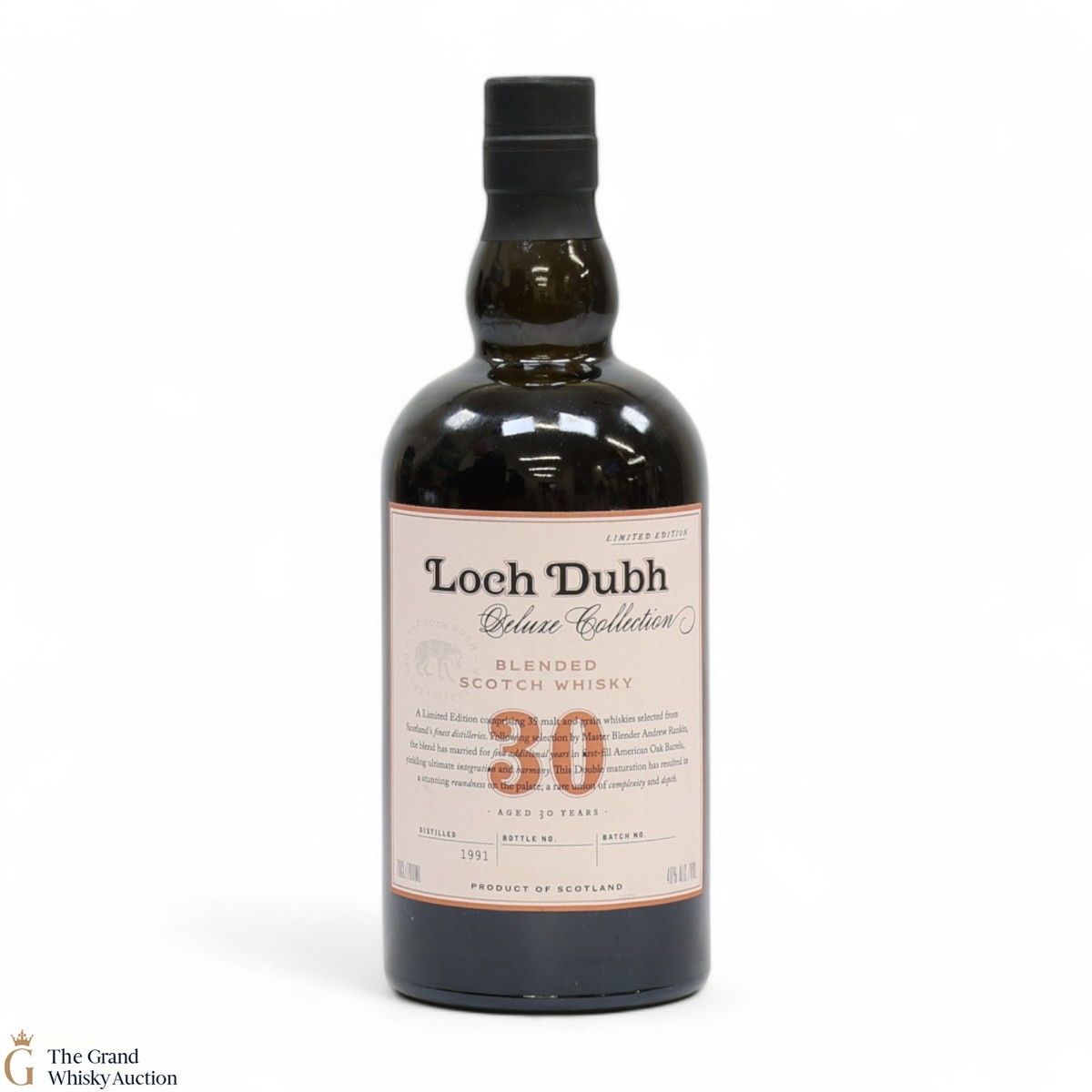 Ardross - 30 Year Old 1991 Blended Malt - Loch Dubh Deluxe Collection