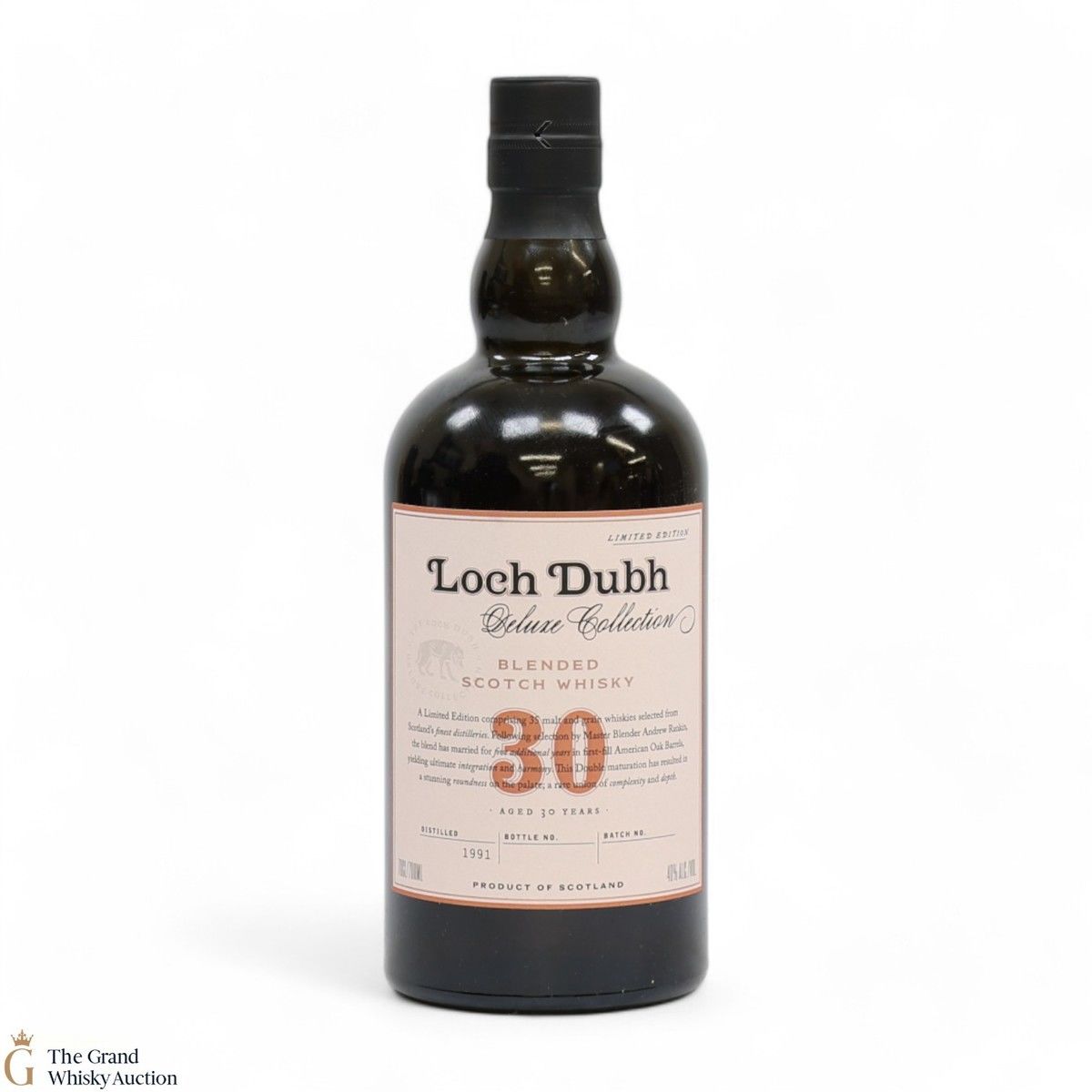 Ardross - 30 Year Old 1991 Blended Malt - Loch Dubh Deluxe Collection