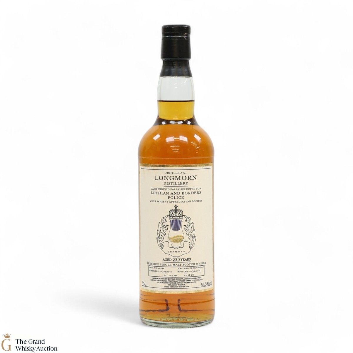 Longmorn - 20 Year Old 1992 #48489 - Selected For Lothian And Borders Police