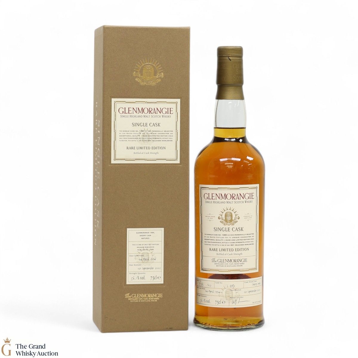 Glenmorangie - 1994 Single Cask #1385 - Rare Limited Edition (75cl)