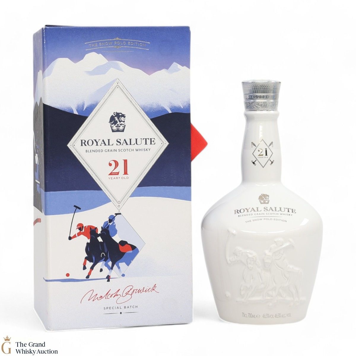 Chivas - Royal Salute - 21 Year Old - Snow Polo Edition 