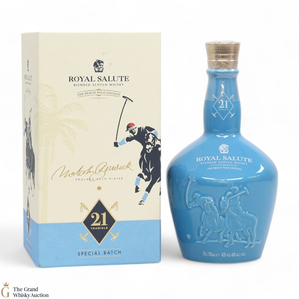 Chivas - Royal Salute - 21 Year Old - The Beach Polo Edition (No box lid)