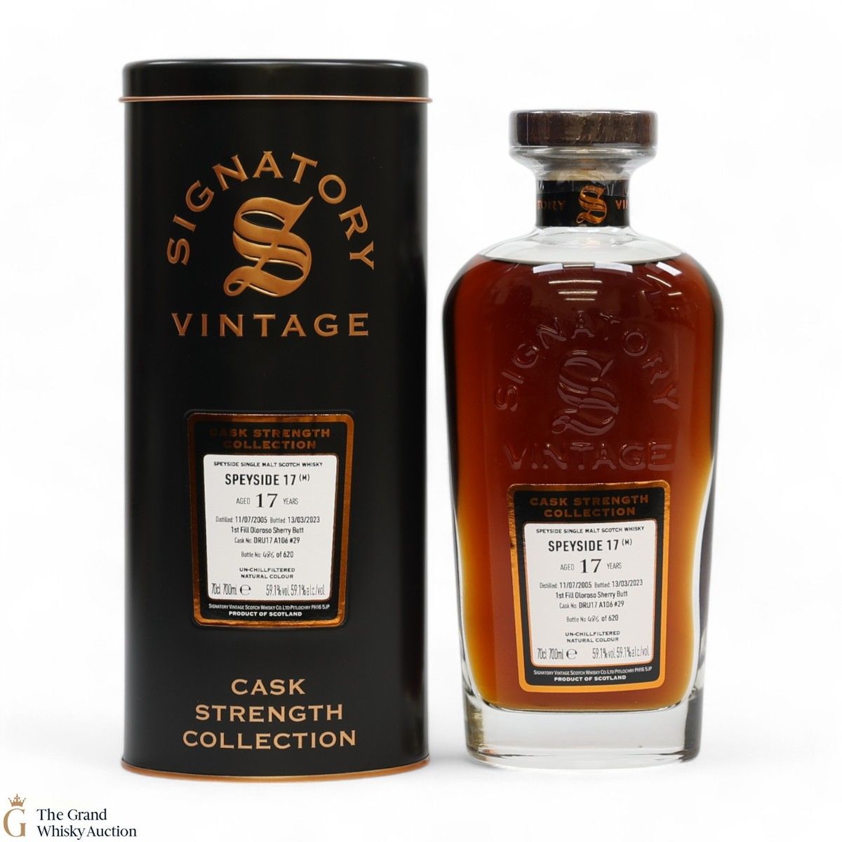 Speyside - 17 Year Old 2005 1st Fill Oloroso Sherry Butt Signatory #29