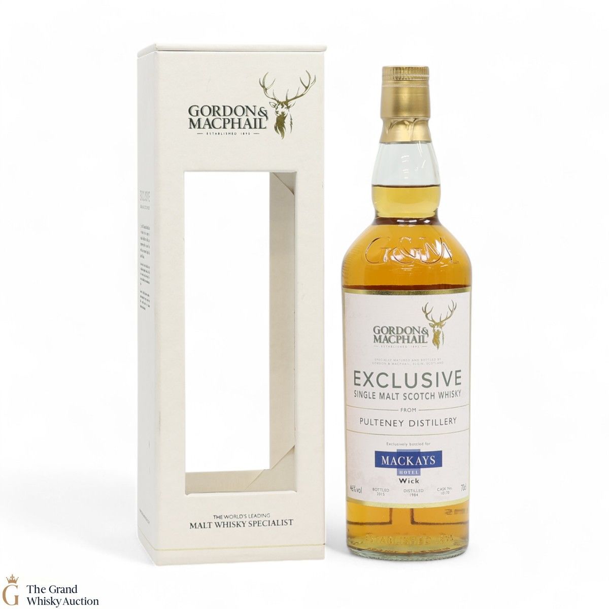 Old Pulteney - 1984 #10170 - Gordon & MacPhail - Mackays Hotel Wick 