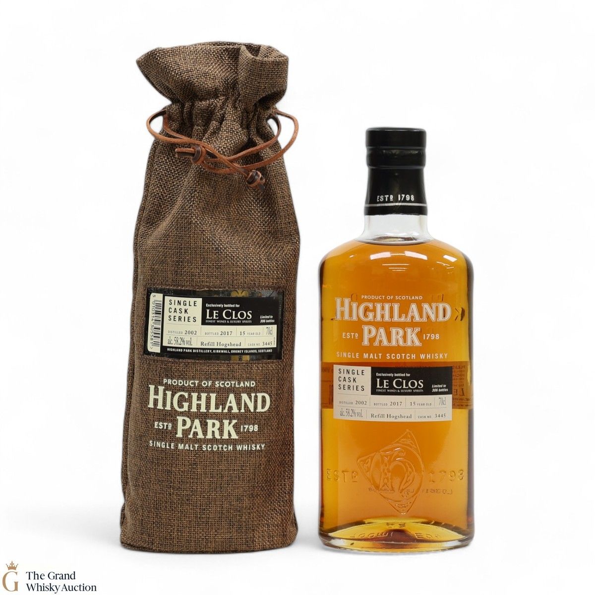 Highland Park - 15 Year Old - Single Cask #3445 - Le Clos